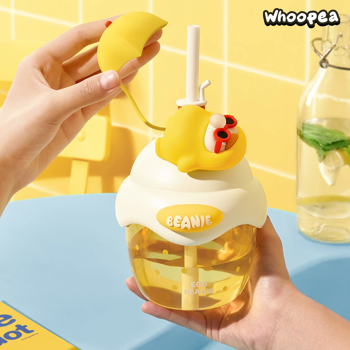 PUCKY Egg Beanie Series-Straw Cup