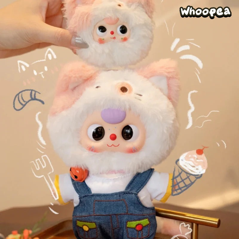 Baby Three Cat Wardrobe Series Plush Dolls, Blind Box