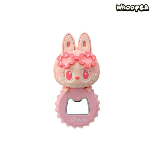 Labubu The Monsters Jump Into Summer Series Bottle Opener Fridge Magnet