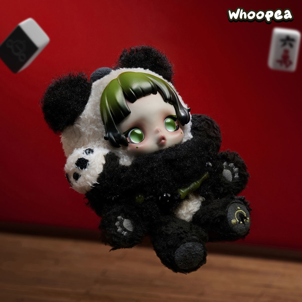 SKULLPANDA Lazy Panda Plush Doll Pendant