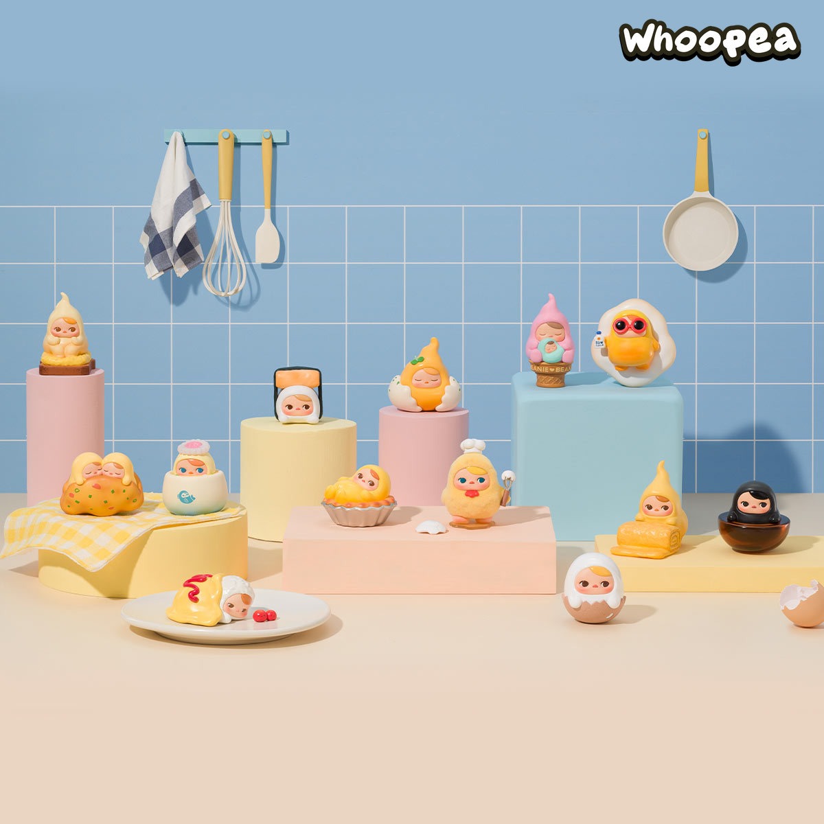 PUCKY Egg Beanie Series Figures, Blind Box