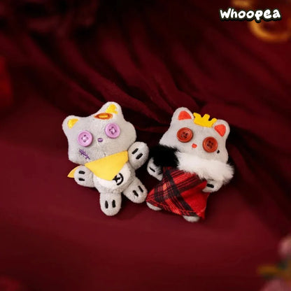 Pleasant Goat and Big Big Wolf x Lucky Emma Limited Edition Grey and Red Collaboration Plush Doll