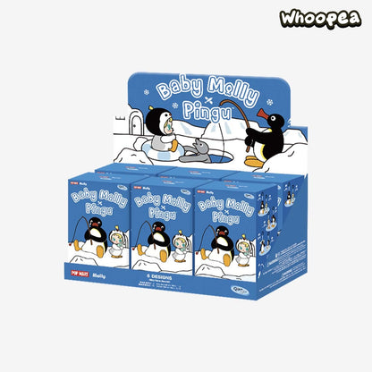 Baby Molly × Pingu Happy Fishing Serie – Vinyl-Plüschanhänger (Überraschungsbox)