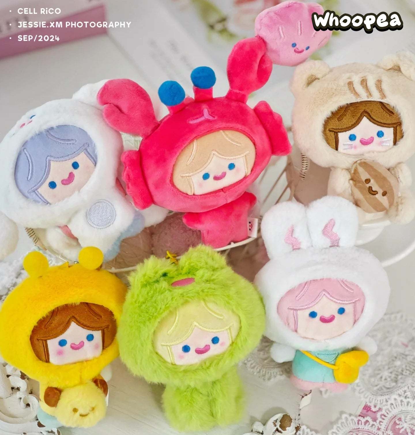 CELL RiCO Happy Fluffy Series Plush Dolls, Blind Box