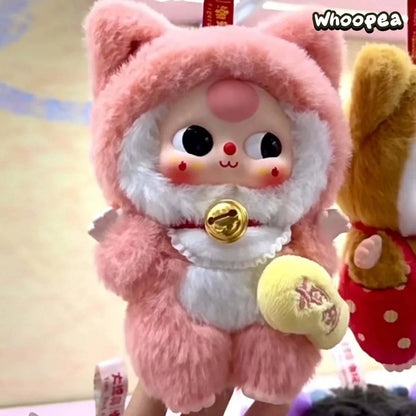 Baby Three Billionaires Cat Series Plush Dolls, Blind Box