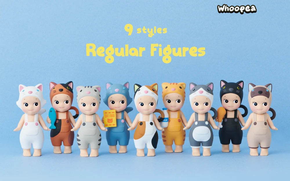 Sonny Angel Cat Life Series Figures, Blind Box