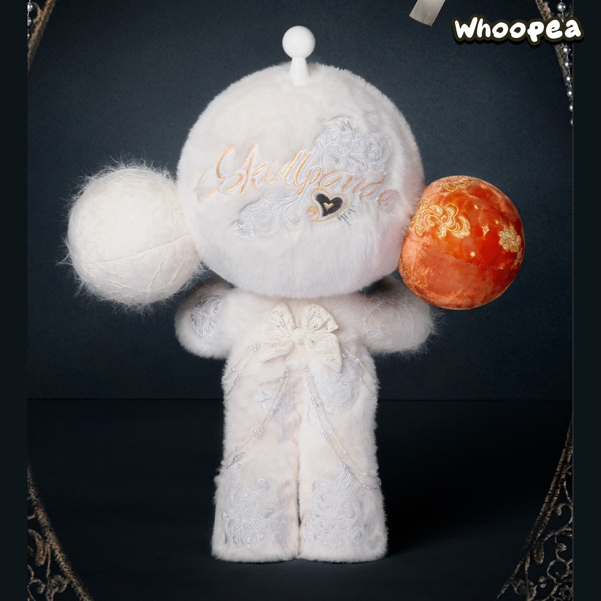 MEGA α SKULLPANDA 400% White Moon Figur