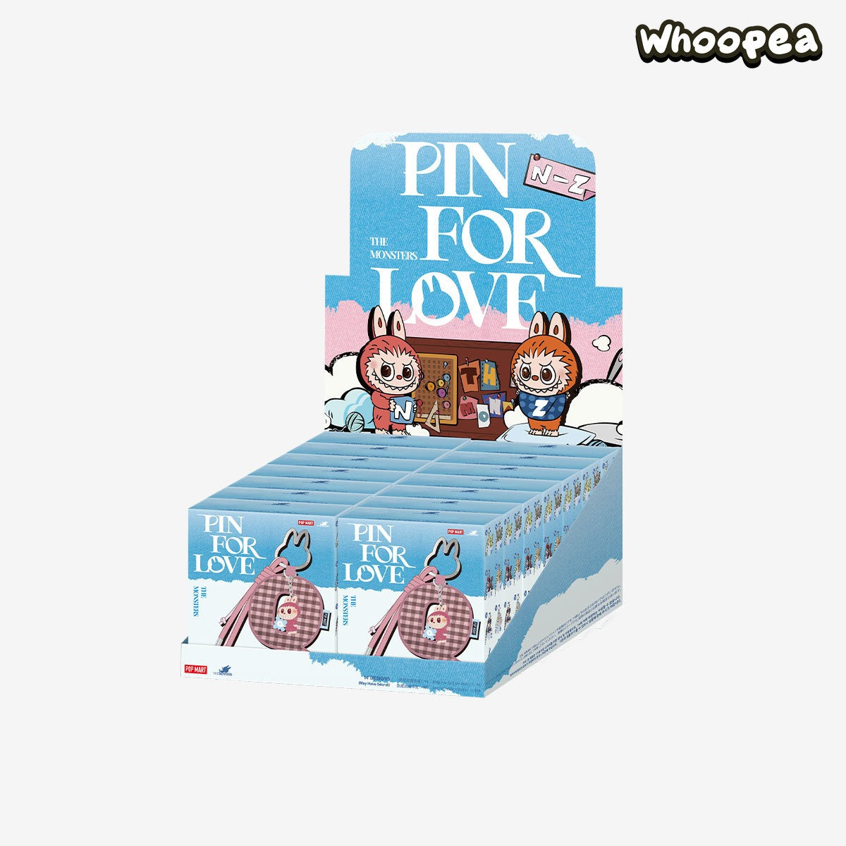 THE MONSTERS Pin for Love Series- Letter Pendant Blind Box (N-Z)
