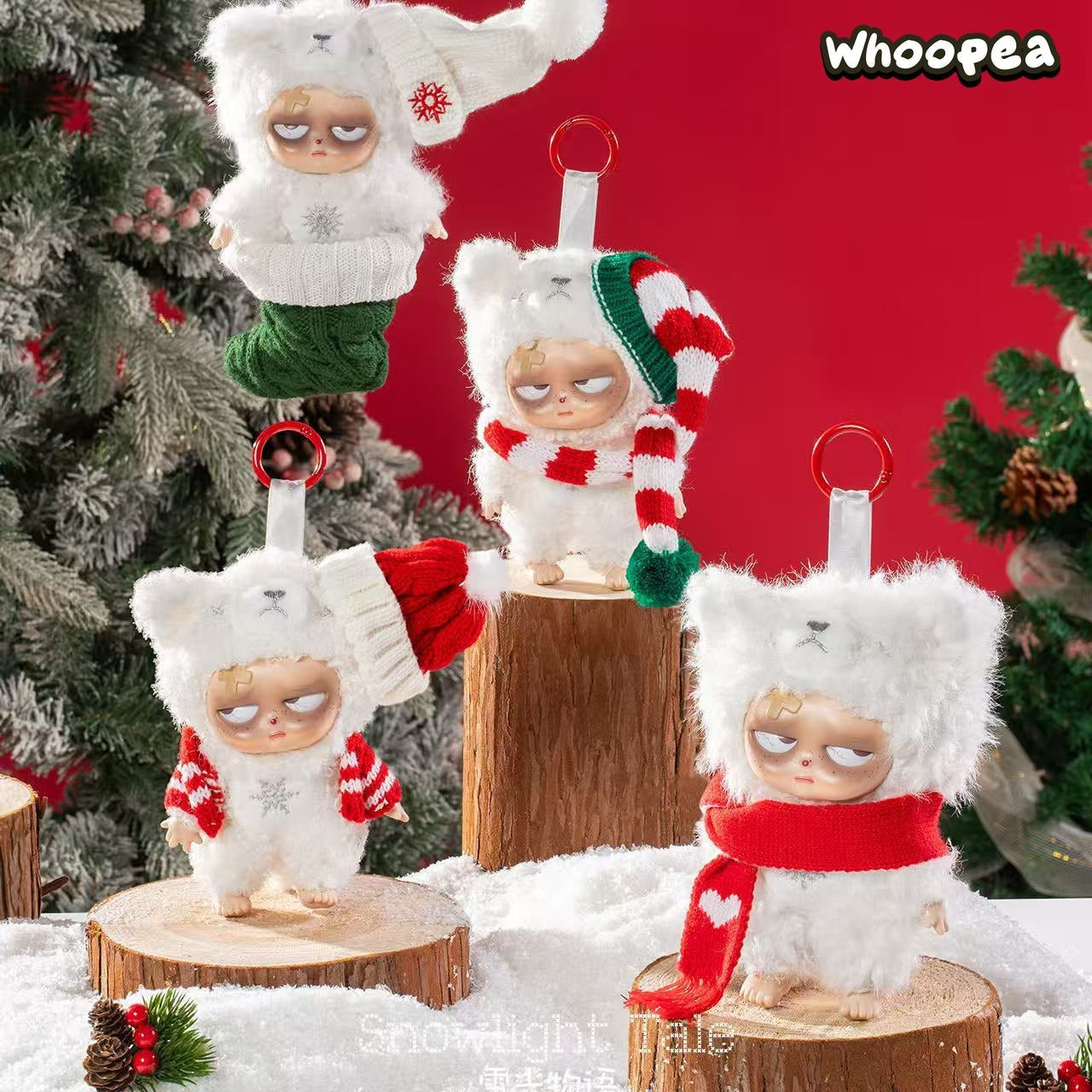 Sleepless Grumpipi Christmas Series Plush Dolls, Blind Box