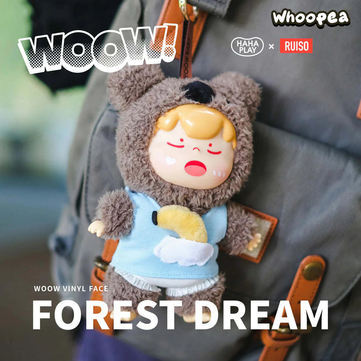 WOOW Forest Dream Vinyl Face Series Plush Dolls, Blind Box