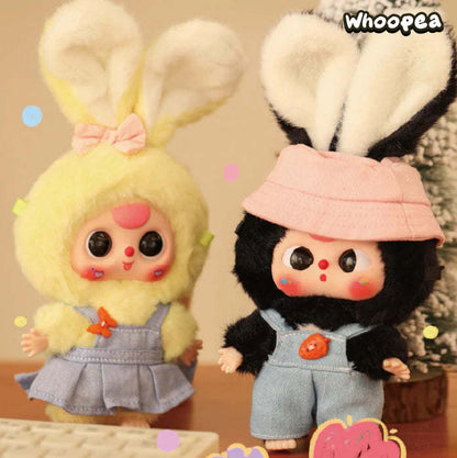 Baby Three Macaron Cute Bunny Series Plush Dolls, Blind Box