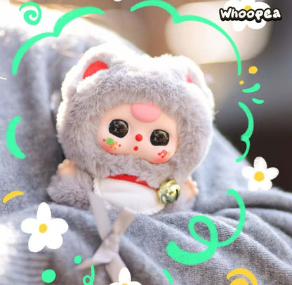 Baby Three Billionaires Cat Series Plush Dolls, Blind Box