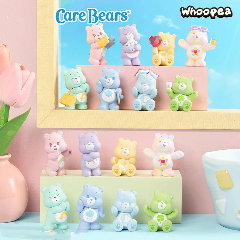 Care Bears Little Things Series Cubby Face Mini Beans Figures, Blind Bag