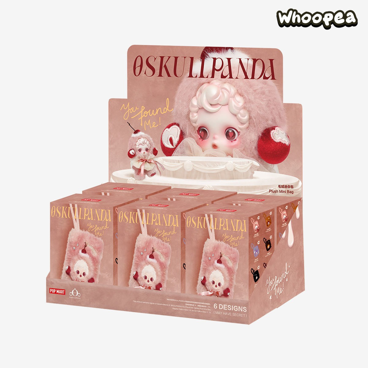 SKULLPANDA You Found Me! Serie Plüsch-Mini-Tasche, Überraschungsbox