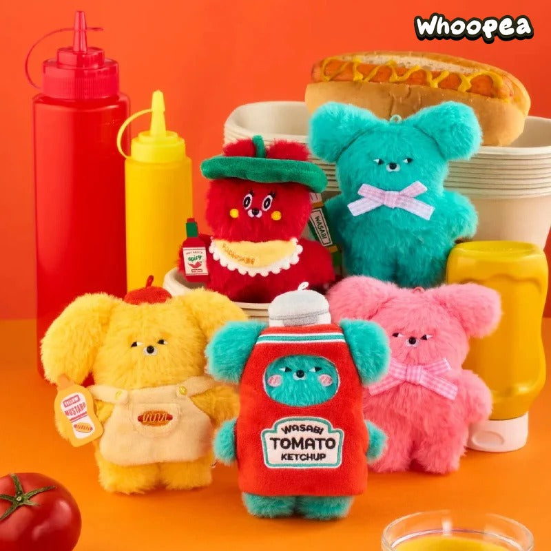 WASABI Bear Flavor Series Plush Keychain Blind Box