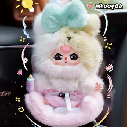 Baby Three Vehicle Mounted Baby Series Plush Dolls, Blind Box