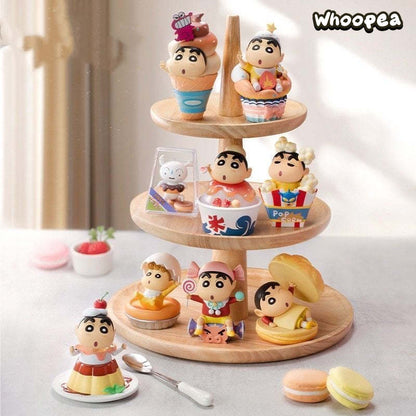 Crayon Shin-chan Dessert Time Series PVC Figures Blind Box