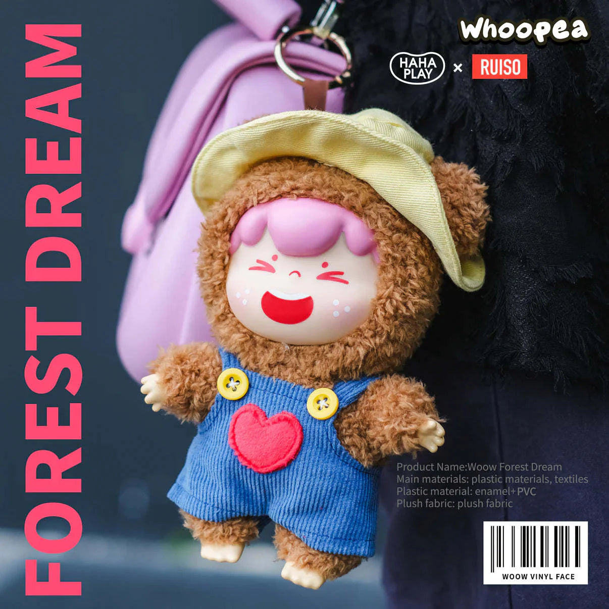 WOOW Forest Dream Vinyl Face Series Plush Dolls, Blind Box