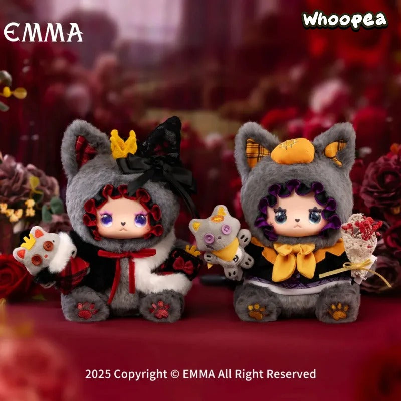 Pleasant Goat and Big Big Wolf x Lucky Emma Limited Edition Grey and Red Collaboration Plush Doll