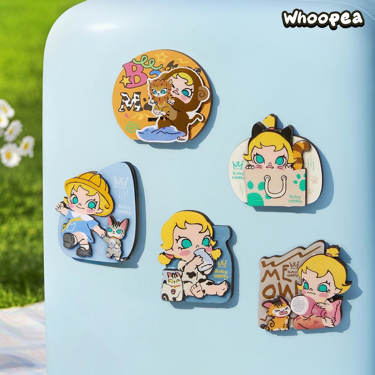 Baby Molly & Baby Tabby Series-Fridge Magnet Blind Box