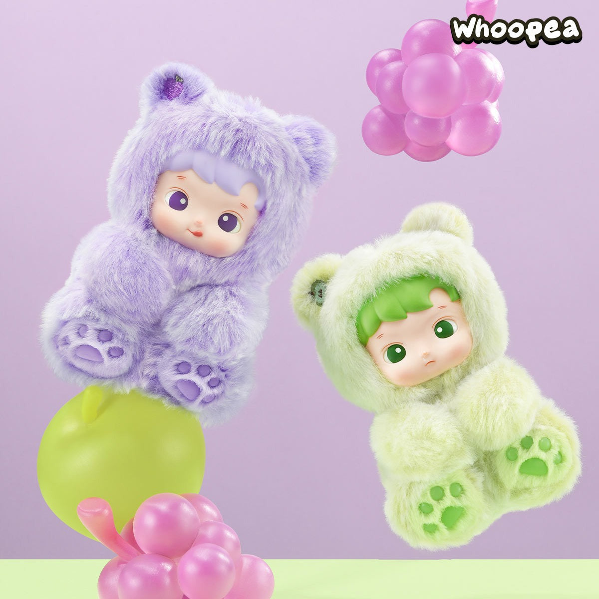 HACIPUPU Gummy Bear Series-Vinyl Plush Pendant Blind Box