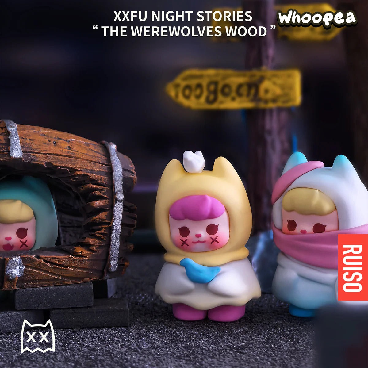 XXFU Xiaoxiaofu Night Stories The Werewolevs Wood Series Mini Beans, Blind Bag