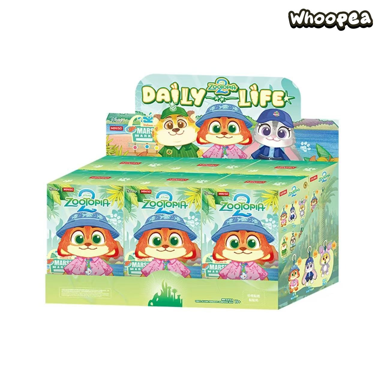 MINISO Zootopia V2 Daily Life Vinyl Plush Pendant Blind Box