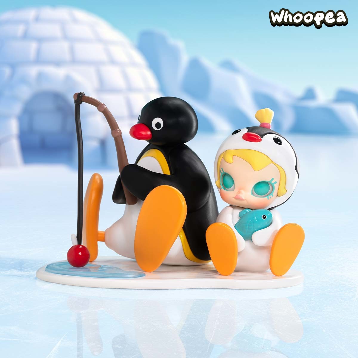 Baby Molly × PINGU Fishing Time Figure