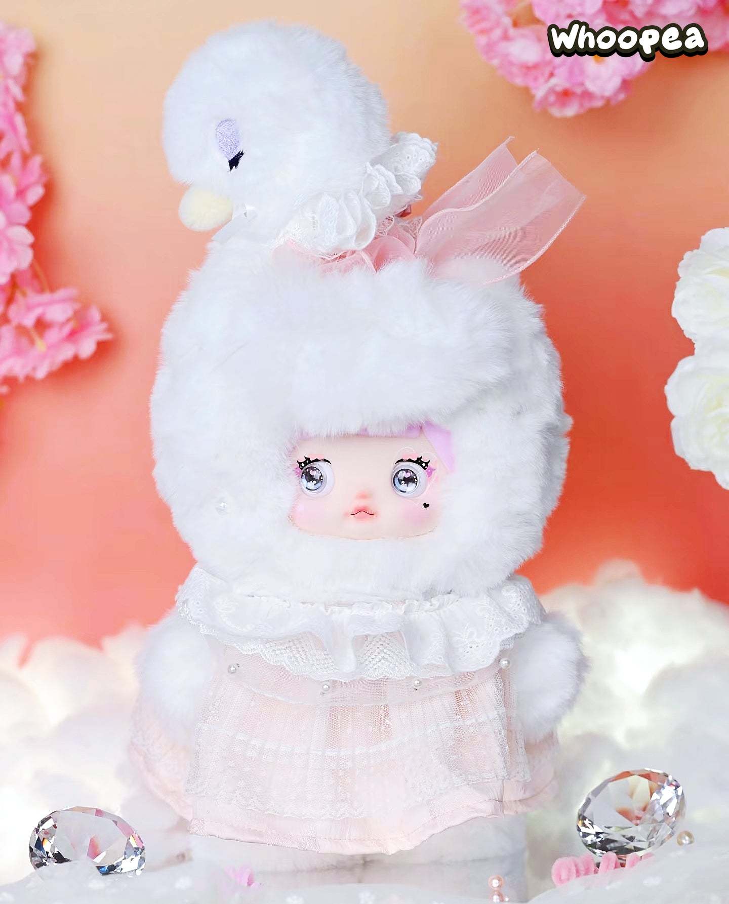 NOMMI Swan Lake Plush Hanging Card, Limited Edition