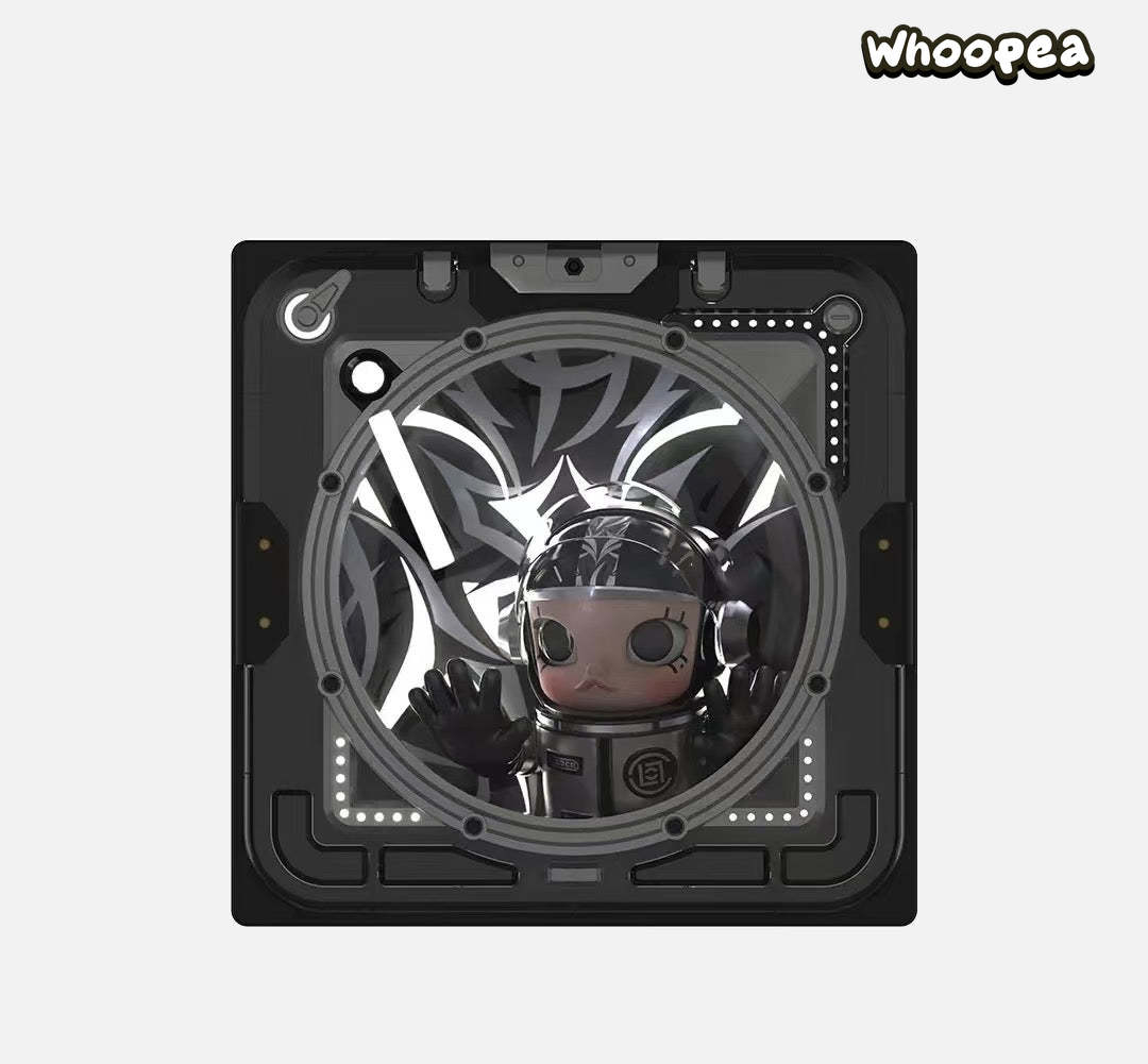 MEGA SPACE MOLLY 400% CLOT-Black Alienegra & ''IN SPACE'' 3D Painting