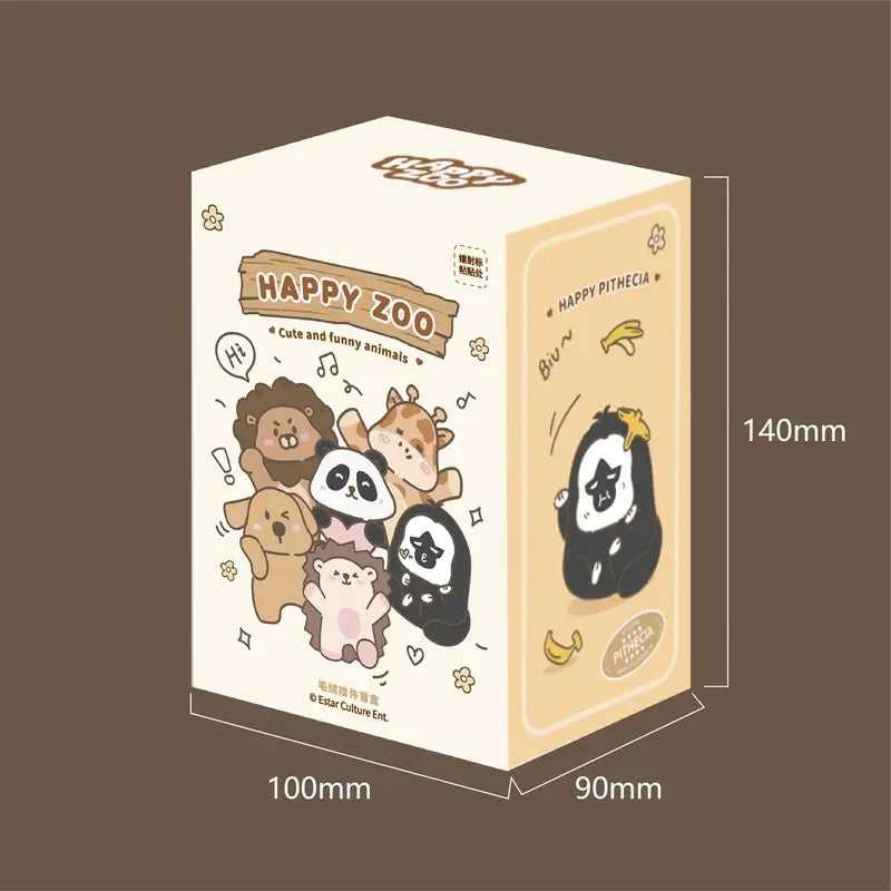 【SALE】Happy Zoo Plushy Keychain Series Blind Box
