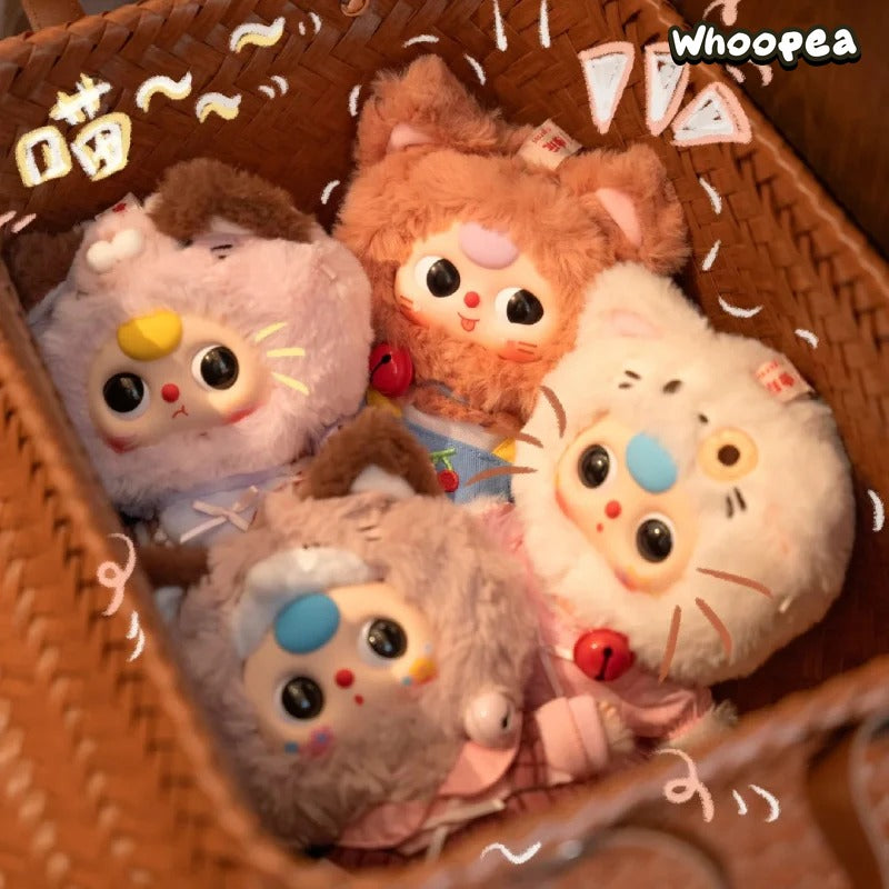 Baby Three Cat Wardrobe Series Plush Dolls, Blind Box
