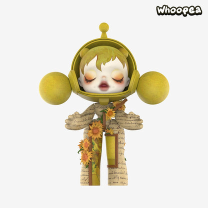 MEGA α SKULLPANDA 400 % und 1000 % Van-Gogh-Museums-Sonnenblumen