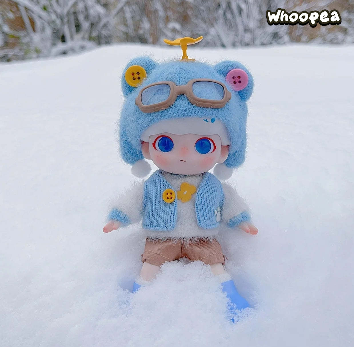 Dimoo Pilot Bear Action Figure