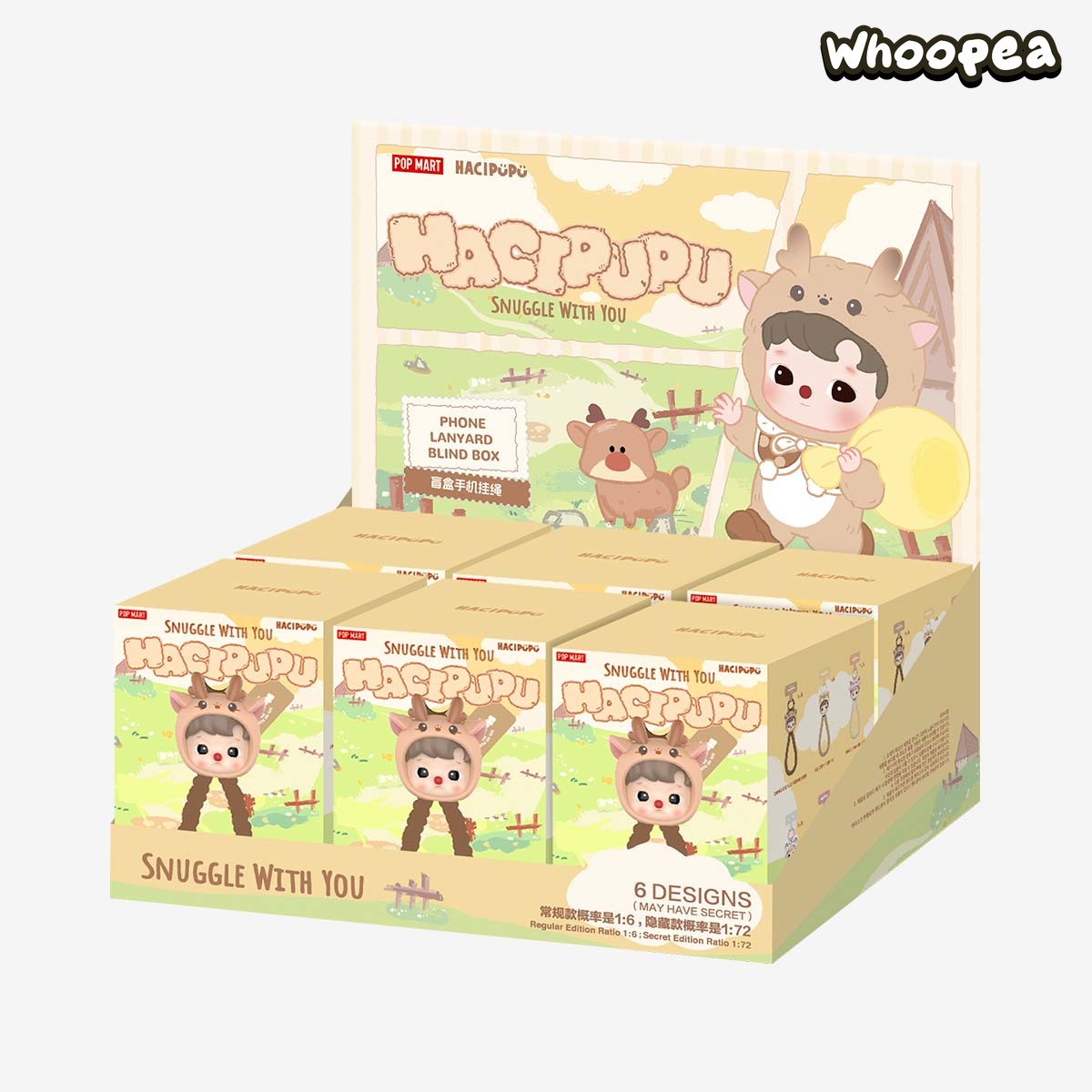 HACIPUPU Snuggle With You Series-Phone Lanyard Blind Box