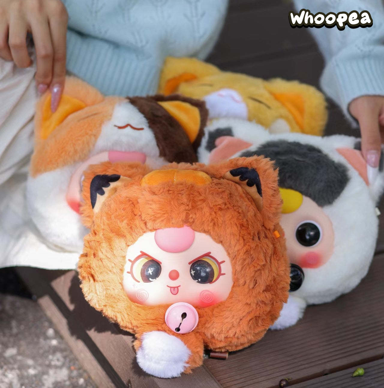 Baby Three - Fortune Cat Zipper Bag Plush Blind Box