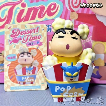 Crayon Shin-chan Dessert Time Series PVC Figures Blind Box