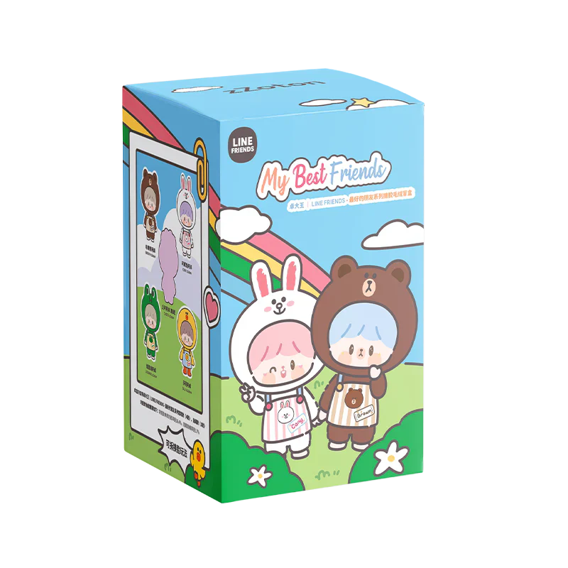 zZoton｜LINE FRIENDS - My Best Friends Series Vinyl Plush Dolls, Blind Box