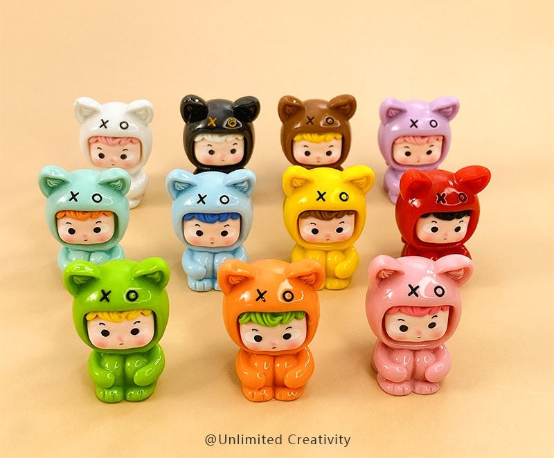 XO Boy Collection, Mini Figures, 11 colors