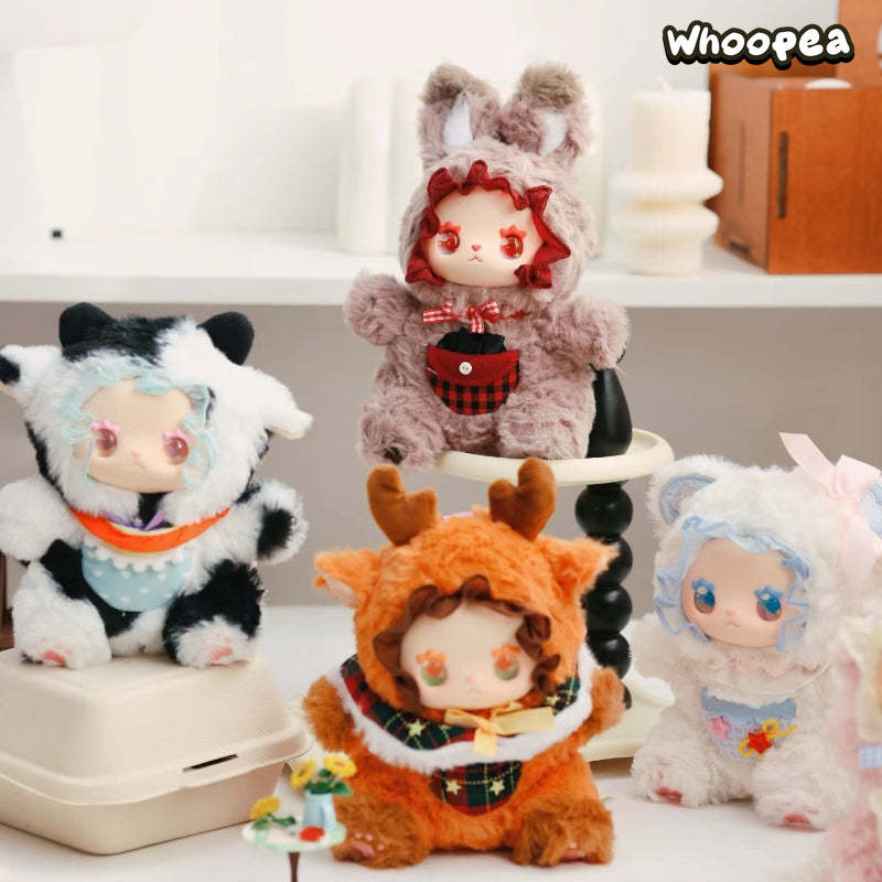 LOVELY EMMA Pocket Zoo Series Plush Dolls, Blind Box