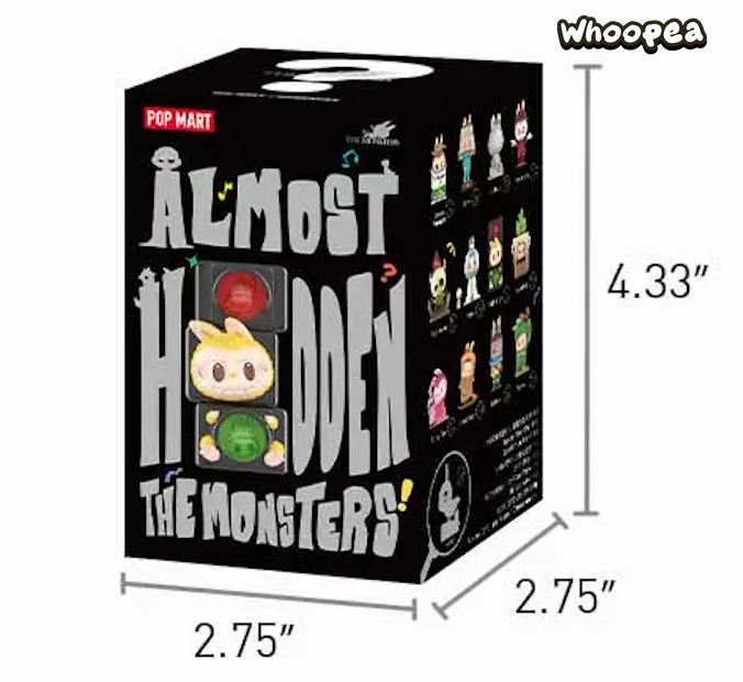 The Monsters Almost Hidden Series Figures, Blind Box