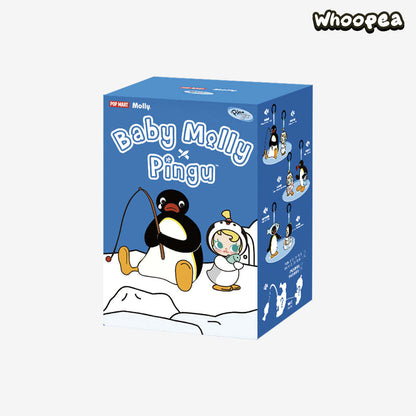 Baby Molly × Pingu Happy Fishing Serie – Vinyl-Plüschanhänger (Überraschungsbox)