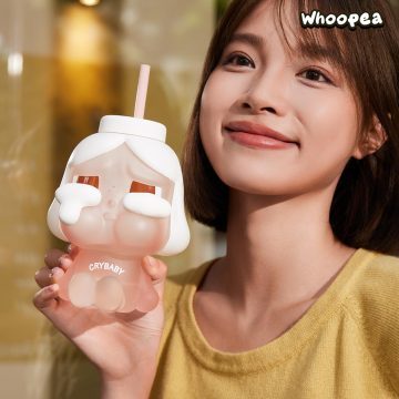 CRYBABY Crying Again Series-Plush Straw Cup (I'LL GIVE YOU ALL MY LOVE)