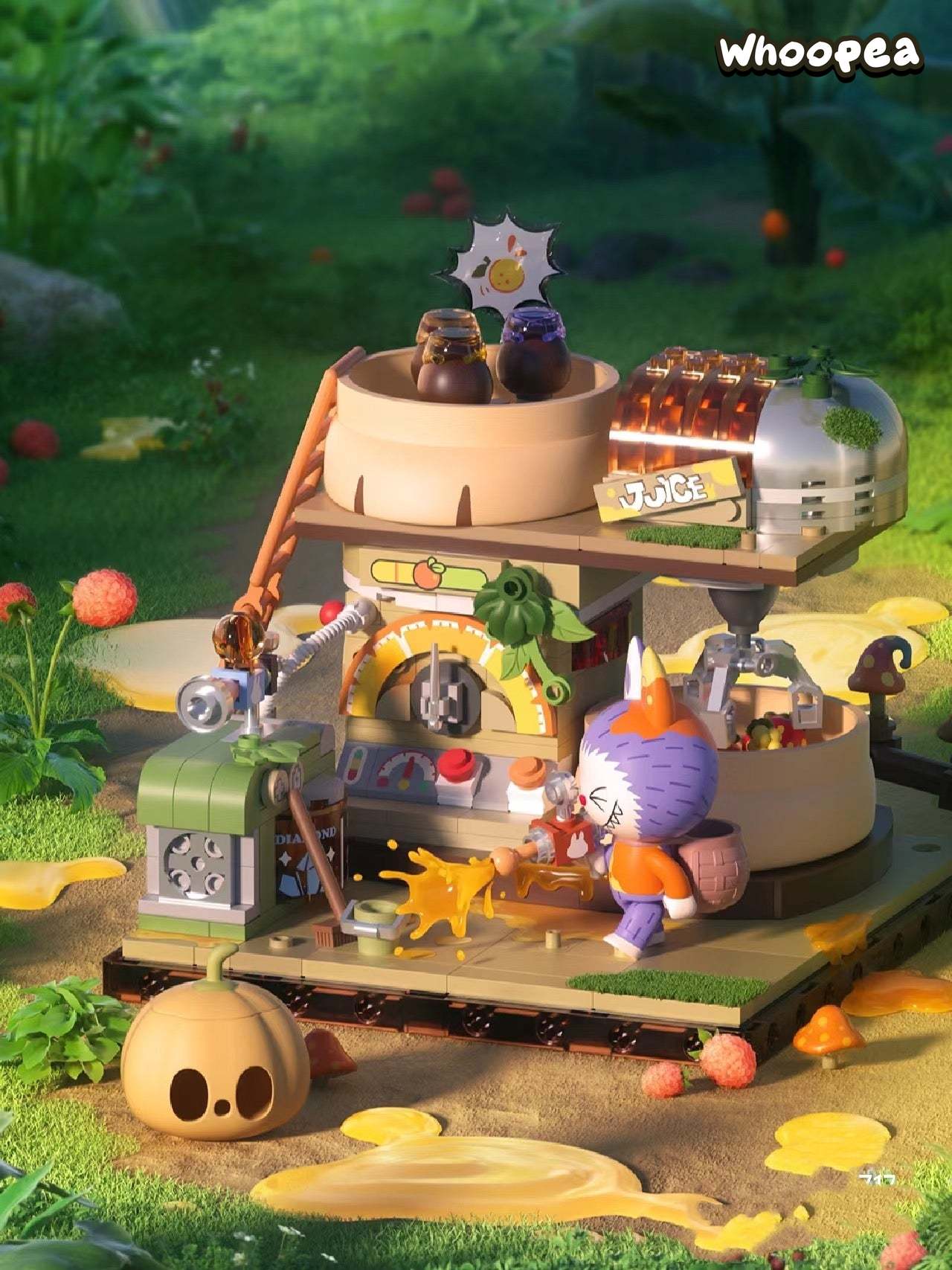 THE MONSTERS FOREST SECRET BASE - Blocks