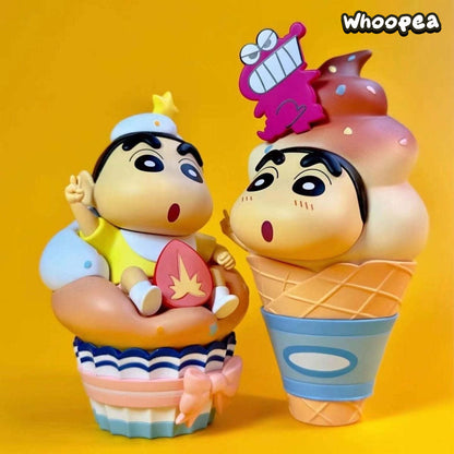 Crayon Shin-chan Dessert Time Series PVC Figures Blind Box
