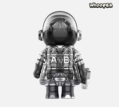 MEGA SPACE MOLLY 400% CLOT-Black Alienegra & ''IN SPACE'' 3D Painting