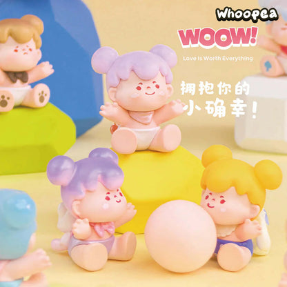 WOOW Hold Your Good Luck Mini Beans Series Figures, Blind Bag