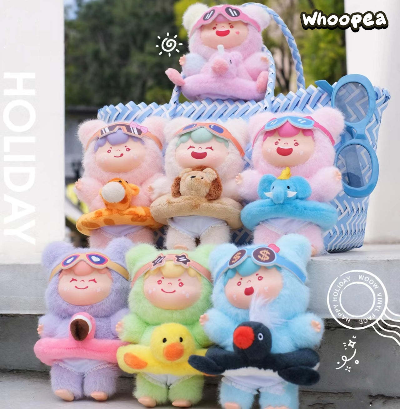 WOOW Happy Holiday Series  Vinyl Plush Dolls, Blind Box