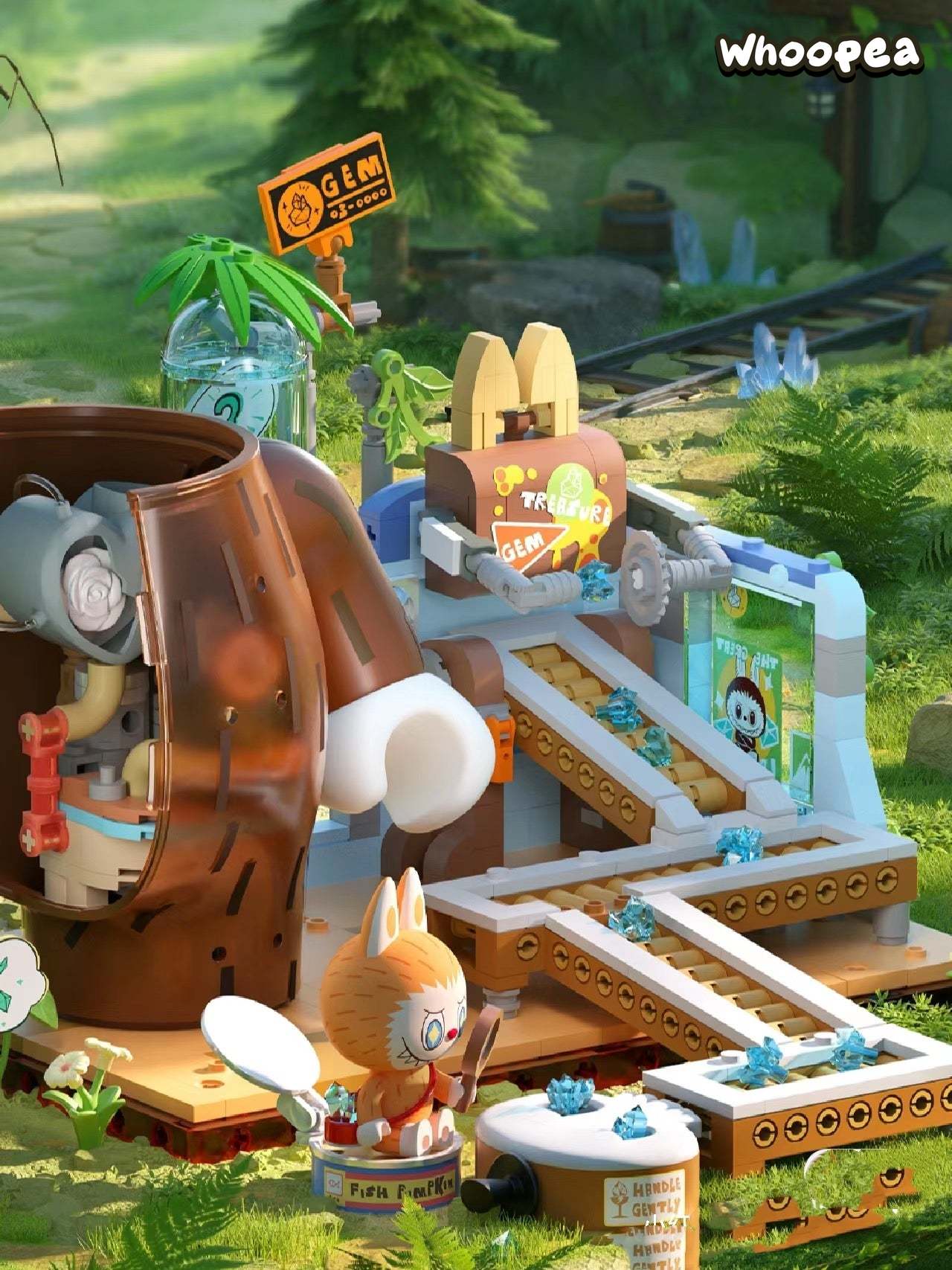 THE MONSTERS FOREST SECRET BASE - Blocks