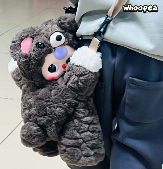 Baby Three Bear Hug Series Plush Crossbody Bag